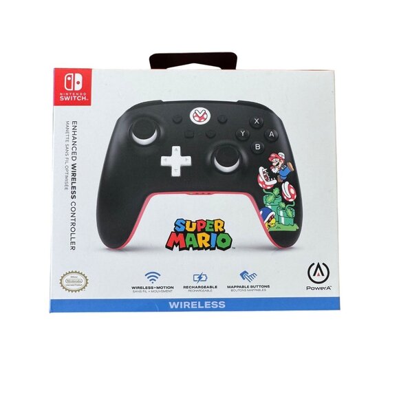 Power A Other - NINTENDO SWITCH Power A Enhanced Wireless Controller Super Mario Mayhem Like New